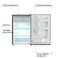 thumbnail image 6 of 4.3 Cu.Ft. Mini Refrigerator, With Refrigeration and Preservation, 2 Slide Out Glass Shelves, Portable Compact Fridge, Mini Refrigerator for Bedroom, Office, Dorm, 6 of 7