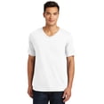 thumbnail image 1 of Camiseta con cuello en V Perfect Weight® Distrito DT1170 Blanco brillante XS, 1 of 1
