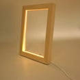thumbnail image 2 of 2Sets Wood Photo Frame 3D Led Photo Frame Wooden Photo Frame + Blank Board, 2 of 4
