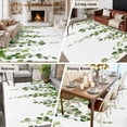 thumbnail image 5 of Non-Slip Rug Pad Rugs Green Eucalyptus Leaves on White Rectangle Area Rugs 5x7Ft Soft Carpet Pads for Living Room Kids Room, Watercolor Fallen Leaf, 5 of 9