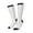 3 Black, variant on Women Crew Soft Moisture-wicking Socks Poodle Dog Pattern Design Cotton Socks, One Size fit All