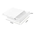 thumbnail image 3 of Under Desk Storage 1PC,9.45x8.27x2.56in,Slide-Out Drawer Organizer with Strong Adhesive Mount, Declutter Office Desktop & Home Workspace(White), 3 of 7