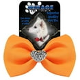 thumbnail image 2 of Mirage Pet Crystal Heart Widget Pet Bowtie Orange, 2 of 2