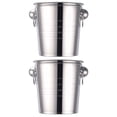 thumbnail image 4 of 2 Pcs Cooler Ice Bucket with Lid Smooth Appearance Practical, 4 of 8