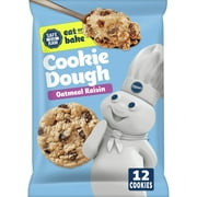 Pillsbury Ready To Bake Oatmeal Raisin Cookie Dough, 12 ct, 16 oz