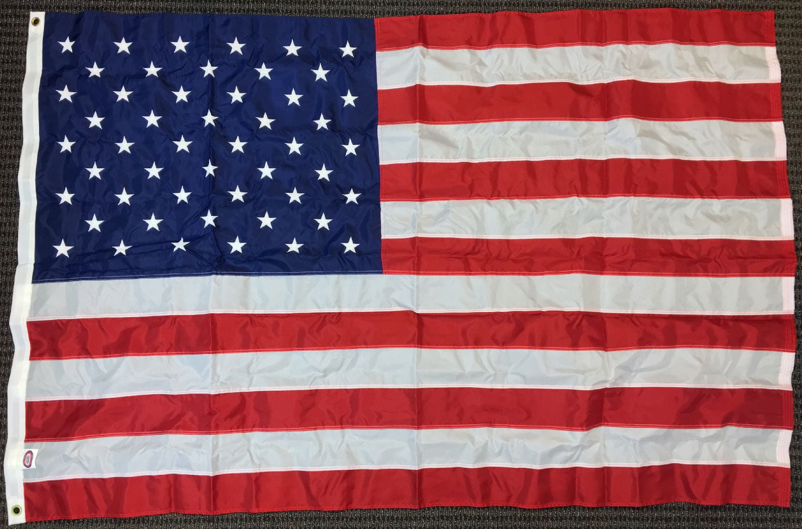 *USA MADE 3x5 foot US AMERICAN EMBROIDERED&SEWN 2-SIDED 300D NYLON FLAG Banner 
