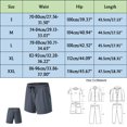 thumbnail image 3 of Caqnni Men's Cotton French Terry Casual Lounge Sweat Shorts with Pockets(Black,M), 3 of 3