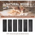 thumbnail image 4 of 48" Floating Pine Wood Fireplace Mantel Shelf for Living Room Home Decor Black Solid Wood, 4 of 7
