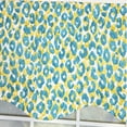 thumbnail image 4 of RLF Home 100% Cotton Marrakesh Provance  Fully lined Windows Rod Pocket Valance 50" x 15"  Green, 4 of 6