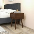 thumbnail image 4 of Table de Chevet Moderne Mi-Siècle en Noyer Cooper avec 1 Tiroir, 4 of 6