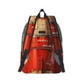 thumbnail image 2 of Naloa Rusty Rocket Launch Canvas Backpack for Men Women Rucksack Casual Travel Daypack College Tote Satchel Bookbag for Teens-Medium, 2 of 7