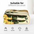 thumbnail image 5 of XMXT Flannel Warm Throw Blanket, Tropical Bananas Flower Bedroom Decor Blankets for Bed Couch Living Room, 50 x 70 inches, 5 of 9