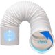 thumbnail image 2 of Air Conditioner Hose, Diameter 150mm Flexible Pvc Drain Hose Ventilation Tube 2m Length Universal Hose, 2 of 3