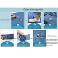 thumbnail image 4 of CNKOO JINGT Extra Thick Lightweight Inflatable Camping Mattress - Quick Inflate & Portable Double navy blue, 4 of 9