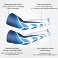 thumbnail image 4 of UV Sun Protection Compression Arm Sleeves - Tattoo Cover Up - Cooling Athletic Sports Sleeve for Football, Golf & Volleyball For Adult Children, 1 Pair, 4 of 18