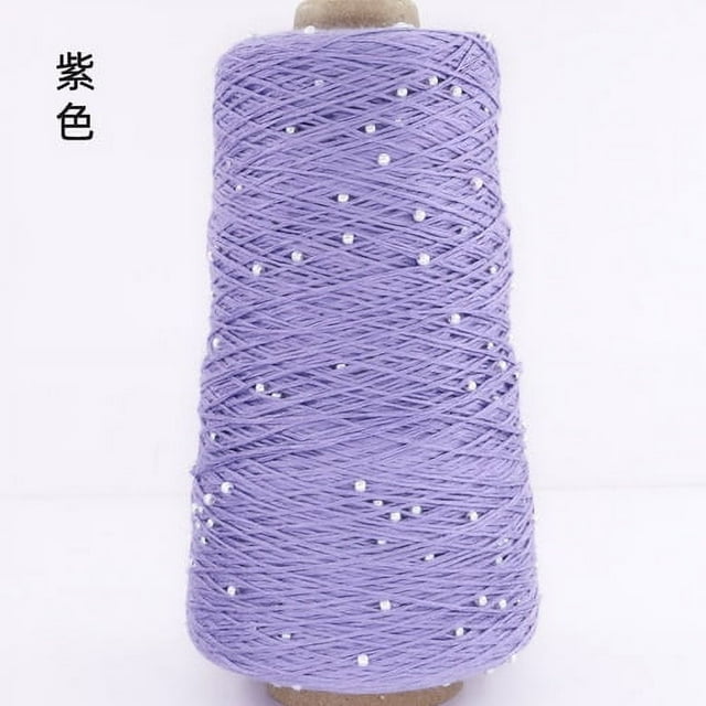 350g Pearl Mercerized Cotton Yarn Hand-knitted Cotton Pearl Lace Line Fine Crochet Thread Bead Thread Diy Hand-braided Thread
