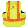 thumbnail image 2 of Kent HI VIS Mesh Deluxe Vest X-Large Yellow, 2 of 3