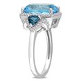 thumbnail image 3 of Everly Women's Topaz 14k White Gold Ring, 3 of 6