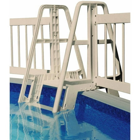 Vinyl Works Pool Ladder/Step to Fence Connector Kit in