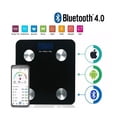 thumbnail image 4 of Báscula de baño digital, inteligente, Bluetooth, negra, 4 of 4
