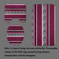 thumbnail image 4 of 4PCS/Set Jaguar Cheetah Leopard Print Shower Curtain set Cloth Polyester Bath Curtain Waterproof Bathtub Curtains, Bathroom Rugs Bath Mat Toilet Rug, Panthera Skin Decor 72x72",+Hooks, Grey, 4 of 7