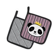 thumbnail image 2 of Caroline's Treasures Panda Bear Queen Pair of Pot Holders, 2 of 2