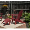 thumbnail image 3 of Linon Comfort Back Acacia Wood Adirondack Chair, Red Finish, 3 of 9