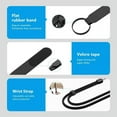 thumbnail image 4 of [Nouvelle Version] Sangle de Phalange pour Oculus Quest 1/Oculus Rift S Accessoires de Poignée de Contrôleur Tactile avec Sangle de Poignet Réglable (1 Paire, Ne Convient Pas au Quest 2), 4 of 4