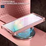 Dexnor for Samsung Galaxy Note 10+ Plus Case, [Built in Screen Protector and Kickstand] Heavy Duty Military Grade Protection Shockproof Protective Cover for Samsung Galaxy Note 10 Plus,Pink