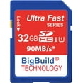 thumbnail image 1 of czcpp-32 Go Carte Mémoire Ultra Rapide 90MB/s SD SDHC pour Appareil Photo Reflex Numérique Canon EOS 450D, 1 of 4