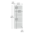 thumbnail image 5 of Pemberly Row 5 Shelf Bookcase in Soft White, 5 of 9