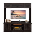 thumbnail image 3 of Dextrus Large TV Stand with Storage for TVs up to 65", Farmhouse Entertainment Center with Storage, Rustick Oak, 3 of 10