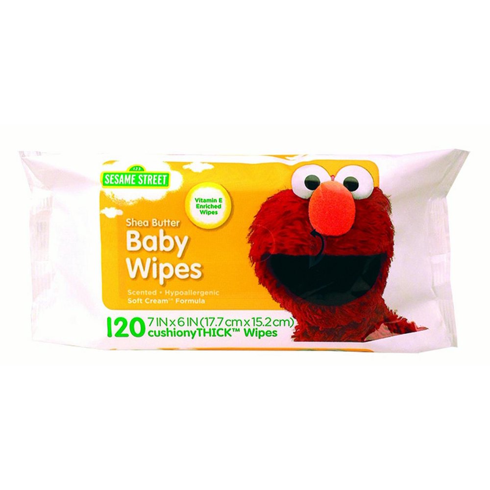 Sesame Street Shea Butter Baby Wipes (120count)