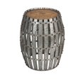 thumbnail image 1 of IMAX Corporation Gibbs Table de Fin de Baril en Gris, 1 of 1