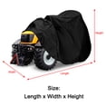 thumbnail image 2 of Lawn Mower Cover Waterproof Snowblower Cover UV Protection Shade Garden Yard Furniture Motorcycle Beach Car Tractor Cover (black,183x137x117cm), 2 of 6