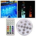 thumbnail image 2 of Amdohai Lumières LED Submersibles avec Télécommande, Lumières LED Étanches à Piles, 2 of 7