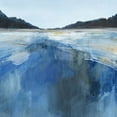 thumbnail image 2 of PI Studio  12x12 White Modern Wood Framed Museum Art Print Titled - Blue Glacier Bay, 2 of 4