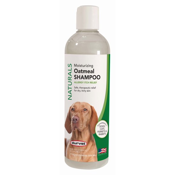 Champú Durvet Naturals Oatmeal 500 ml para mascotas