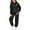 A-Black6, variant on Jamsmile Toddler Girls Outfit Sets Valentine'S Day Letter Print Hoodie And Pants Two Piece Jogger Soft Kids Tracksuits
