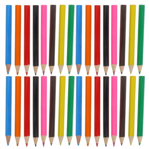 48 lápices de colores cortos, mini lápices de colores, juego de lápices de colores pequeños, lápices de dibujo para adultos y artistas, lápices de pastel al óleo para artistas