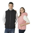 thumbnail image 5 of Heated Vest Womens Fast Warm Up Two Control 11 Heat Zones Smart Warming Hooded Sleeveless Zip Up Jacket Layer Heated Vest Regular Fit Woman Vest, 5 of 9