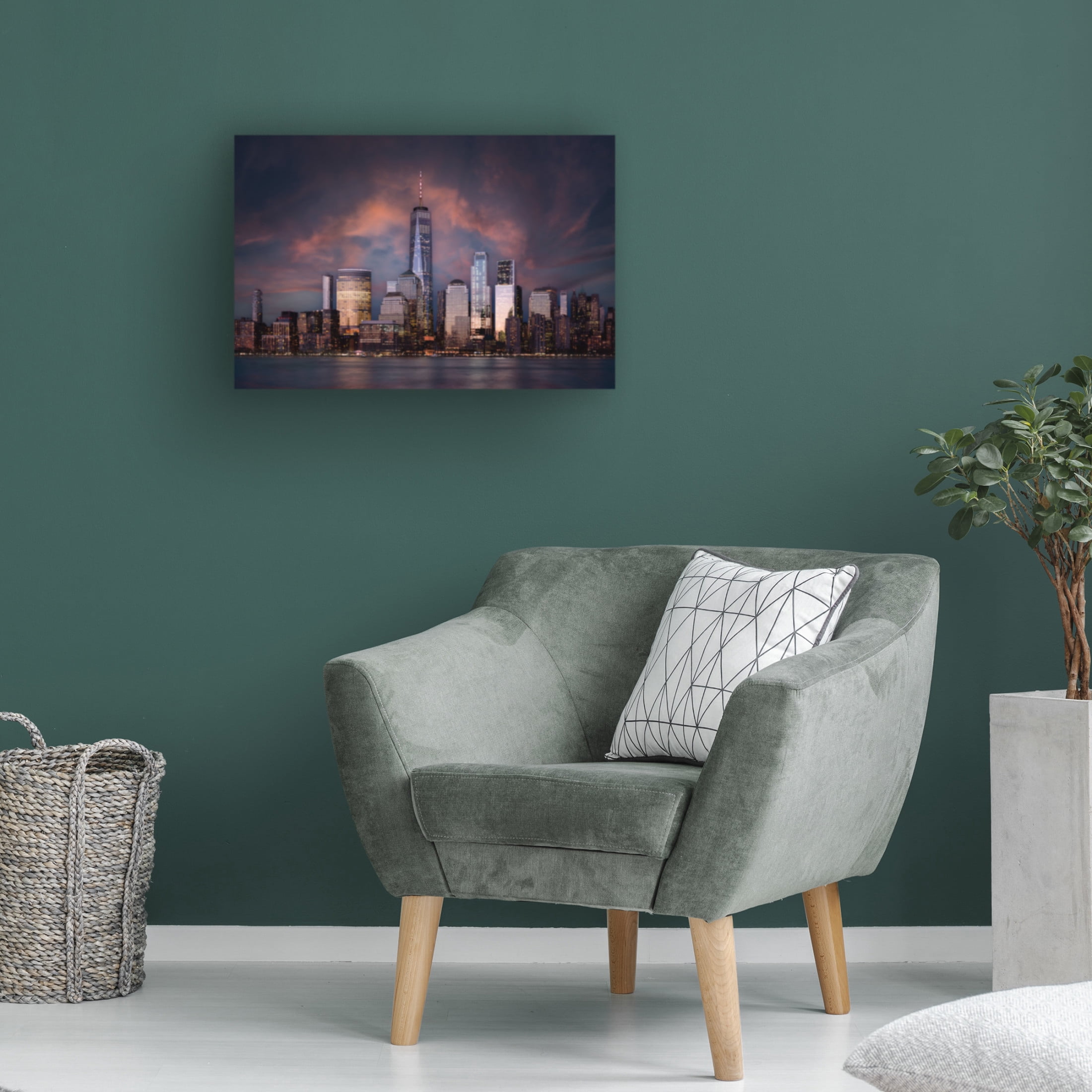 Trademark Fine Art Bart Michiels  Skyline NYC Canvas Wall Art