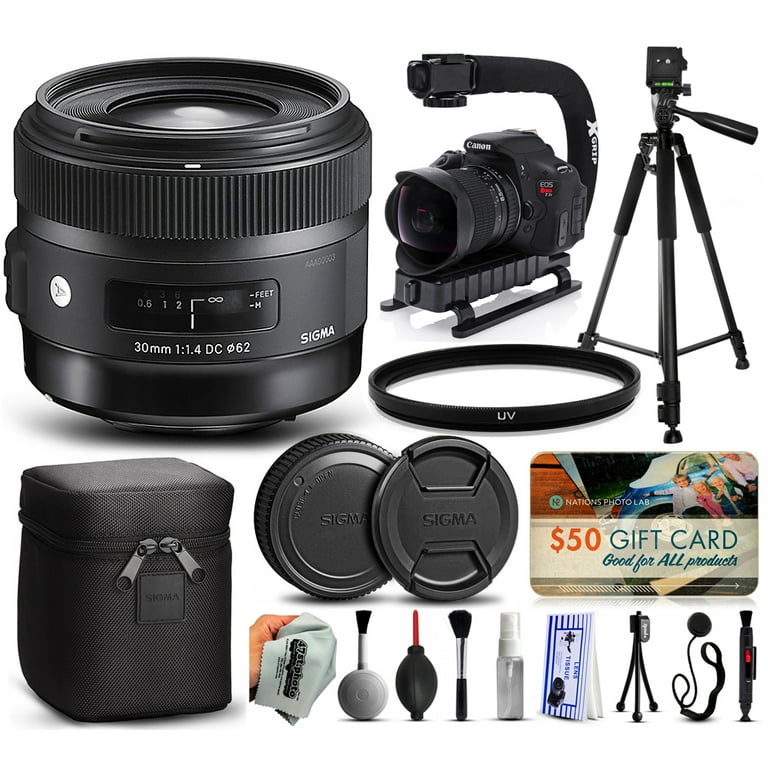 Sigma 30mm F1.4 DC HSM Art Kits - Walmart.com