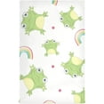thumbnail image 2 of Kitchen Towels Cartoon Frogs & Rainbow Pattern Cleaning Towel Absorbent Hand Towels Tea Towels for Home Restaurant Dish Clean 28" x 18", 6PCS, 2 of 7