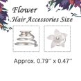 thumbnail image 2 of 24 Uds accesorios para el cabello de boda, horquillas florales para el cabello para novia, pinzas para el cabello en espiral con diamantes de imitación, pinzas para el cabello de cristal para novia Sincero Hogar, 2 of 5