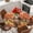 Brown Red Orange, variant on Orange Pumpkin Fall Round Tablecloth, Fitted Table Cover with Elastic for 45"-54" Round Tables, Cattle Thanksgiving Checkered Farmhouse Table Cloth Outdoor Indoor Dinning Party Waterproof Tablecloths