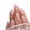 10-MJ-103, variant on Press On Nails 4 Boxes 96 Pcs Nude Brown Gradient Gold Glitter Fake Nails, Reusable Acrylic False Nails with Jelly Glue, Short Square Manicure Set for Women Daily Wear