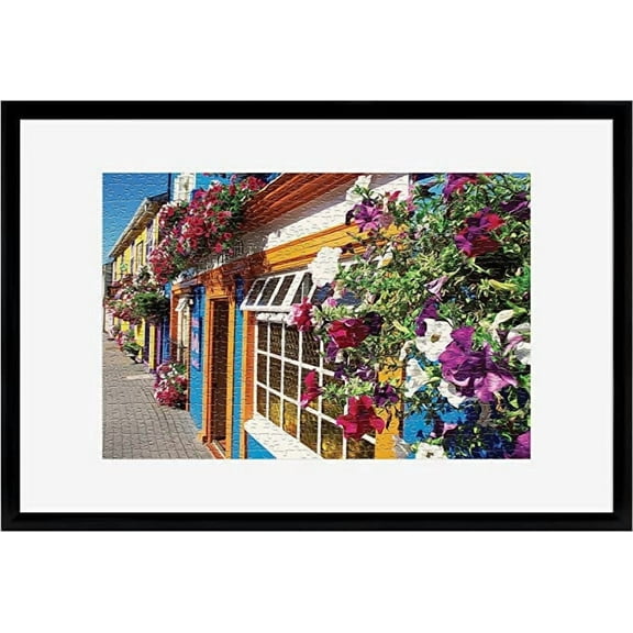 MCS 20x30 Puzzle Frame, Black Frame for Finished Puzzles, Vertical & Horizontal Wall-Mounted Large Picture Frame for Puzzle Display & Preservation (1-Pack)