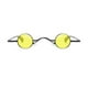 thumbnail image 2 of Gafas de sol Retro Qarigey para hombre y mujer, montura de Metal, antirreflectantes, estilo Hip Hop, estilo Punk, Lentes Amarillo negro, 2 of 6