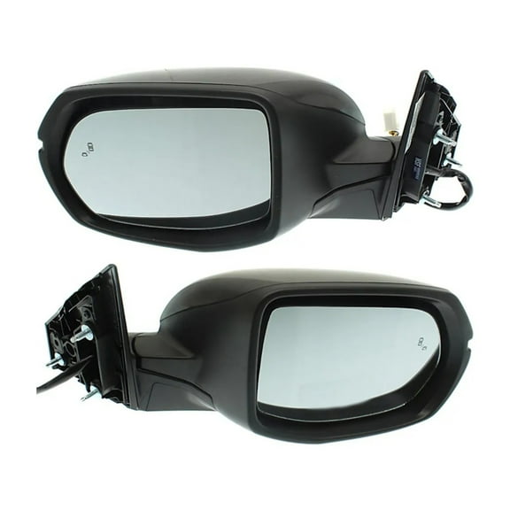 KarParts360 For Honda CR-V 2017 18 19 20 21 2022 Door Mirror Driver And Passenger Side Pair | Power | Heated | With Signal Light | With Blind Spot Detection | Paint To Match | For HO1320318, HO132131